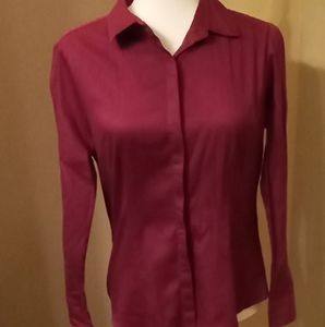 The Limited Essential Button Down Stretch Shirt M